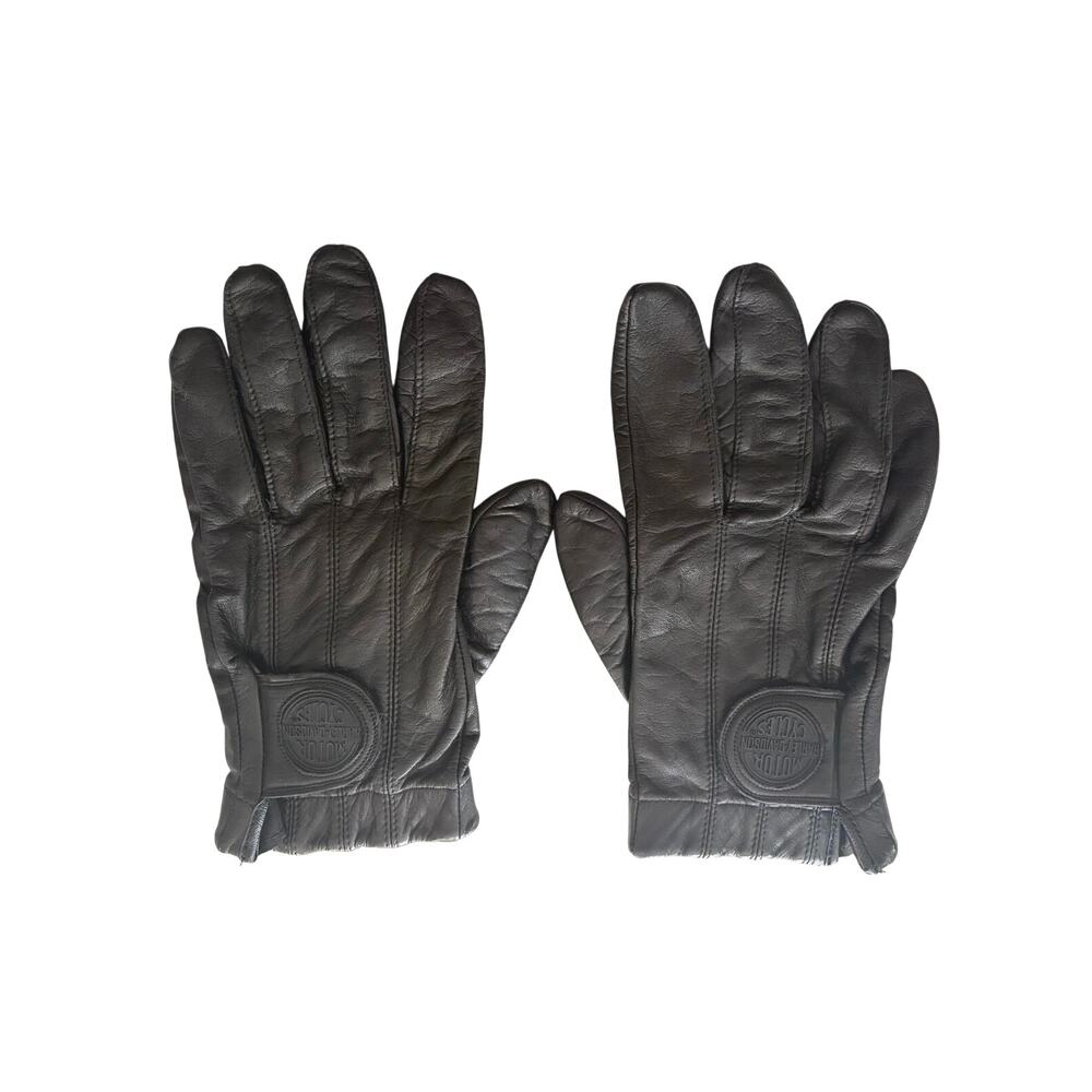 Harley Davison, leather motorcycle riding gloves, black sz 2XL biker outdoors
